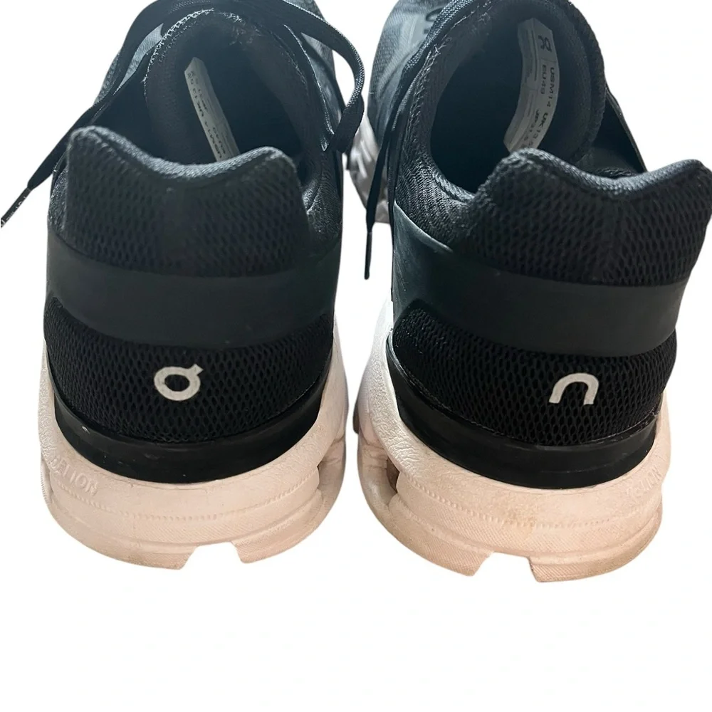 On Cloudswift Shoes Men's 14 Black White Sole Sneakers Running Gym Active‎ ✅